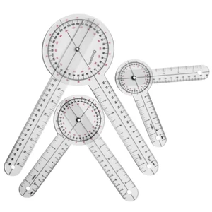 Goniometer Set 3 Pieces 12", 8", 6" Body Measuring Tape - Physical Therapy, Occu - Picture 1 of 8