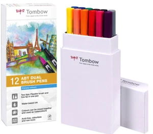 TOMBOW Doppelfasermaler "DUAL BRUSH PEN ABT" Primärfarben - Bild 1 von 4