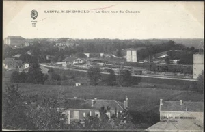 Sainte MÉNEHOULD 51 GARE vue du Château Train de Marchandises CPA vers 1900-1910 - Picture 1 of 2