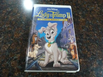 Disney Lady and the Tramp II 2: Scamp's Adventure (VHS Tape) 2001 Clam Shell - Image 1 of 2