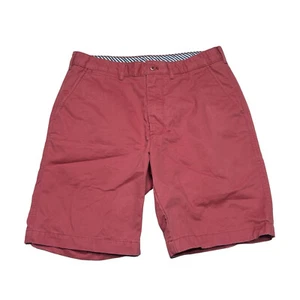 Daniel Cremieux Shorts Mens 32 Red Madison Chino Flat Front Casual - Picture 1 of 7