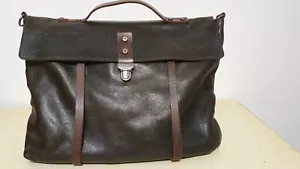 ELK Leather Briefcase / Cross Body Bag - Picture 1 of 7