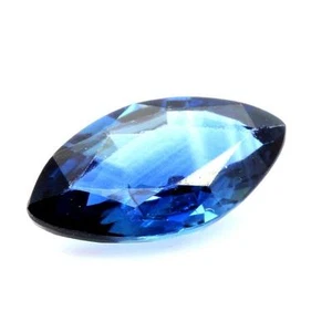 Blue Sapphire. 0.55 cts. VS. Unheated. Chanthaburi, Thailand. With Certificate - Picture 1 of 1