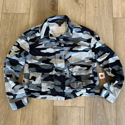 ROCK & REPUBLIC WOMENS CROPPED CAMO PRINT UTILITY JACKET SIZE X-Small - Image 1 of 4