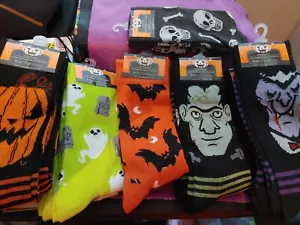 Halloween themed socks Men's size 6-12. NWT 6 Different patterns to choose from. - Bild 1 von 13