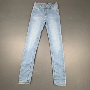 GAP Denim Jean Leggings Girls 14 Light Wash Stretch Skinny Jeggings Casual Pants - Picture 1 of 10