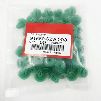 50x New Door Panel Interior Trim Retainer Fasteners Clip For Honda 91560-SZW-003 - Image 1 of 4
