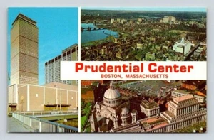 Boston Massachusetts Prudential Center White Banner Pre-Barcode Postcard - Picture 1 of 3