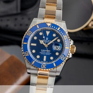Rolex Submariner 41 Stahl / Gold Herrenuhr Oyster Perpetual 126613LB B&P 2022 - Bild 1 von 12
