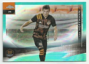 2021 Topps Chrome MLS IAN HOFFMAN Aqua Refractor #d 004/299 HOUSTON DYNAMO - Bild 1 von 2