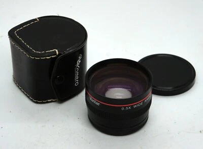 VIVITAR Lens 1:2.8 MC 0.5X WIDE ANGLE VIDEO LENS W/V 46mm lens - Image 1 of 2