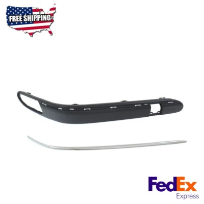 Bumper Trim Primed Front Passenger Side Fits 01-07 Mercedes Benz C240 C320 C350 - Image 1 of 4