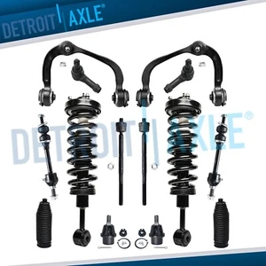 14pc Front Upper Control Arm Strut Tie Rod Kit for 05-08 Ford F-150 Mark LT 4WD - Picture 1 of 12