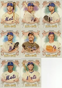 2021 Allen & Ginter's FULL Base Mets Team Set (8) Alonso, deGrom, Conforto - Bild 1 von 1