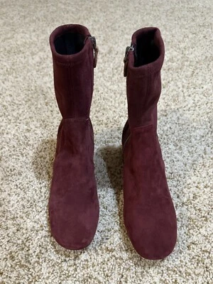 Gentle Souls by Kenneth Cole 女式 Ella 杏仁弹力踝靴 6.5 码 — 第 1/4 张图片