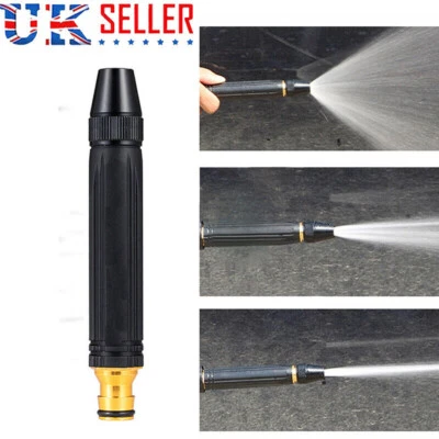 Metal High Pressure Water Spray Gun Nozzle Garden Hose Pipe Lawn Car Wash Tool. - Image 1 of 4