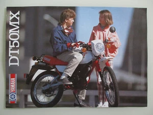 Yamaha DT 50 MX Prospekt brochure 1986 (französisch / french) - Bild 1 von 4