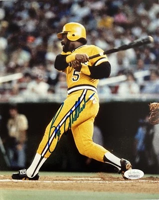 Bill "Mad Dog" Madlock, Jr. Pittsburgh Pirates Signed Auto 10x8 Photo JSA COA - Image 1 of 4
