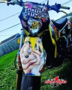 Suzuki DRZ400SM Drz400s drz400 Supermoto DRZ CUSTOM GRAPHICS KIT Ton & Jerry - Picture 1 of 2