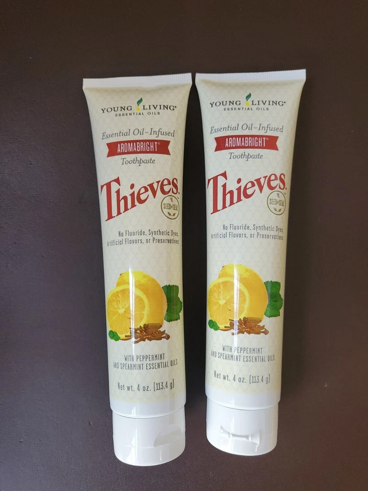 Pack de 2 pasta de dientes Young Living Thieves Aromabright Foto 1 de 1