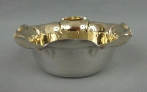 ancienne petite coupe en métal argenté vermeil antique Atkin Brothers cup - Imagen 1 de 2