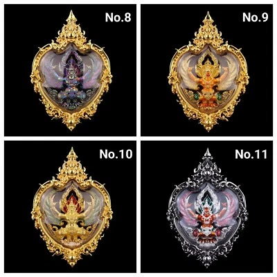 Dios Deidad de la Fuerza Garuda Phaya Krut Amuleto Tailandés Talismán Colgante Foto 1 de 4