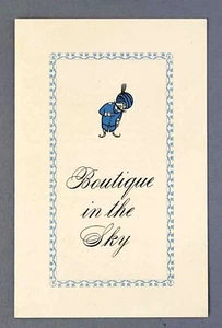 AIR INDIA BOUTIQUE IN THE SKY BROCHURE - Picture 1 of 2