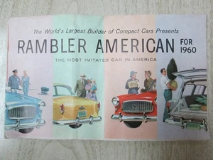 Cartel vagón vintage 1960 AMC American Motors Rambler concesionario folleto concesionario 🇺 - Imagen 1 de 4