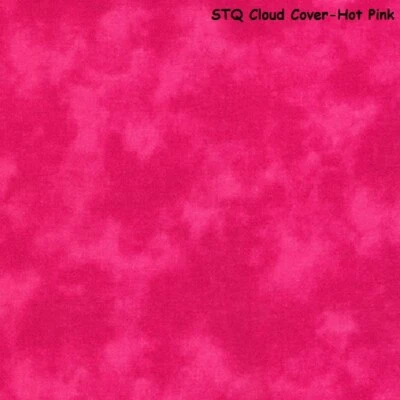 Licuadoras Cloud Cover Tonals Robert Kaufman tela de edredón de algodón POR ROSA INTENSO Foto 1 de 4