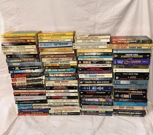 Lot of 100 VTG Sci Fi Books Asimov Foster Leinster Alexei Panshin Vinge Vintage - Picture 1 of 8