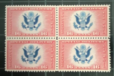 US Stamps-SC# CE2 - Block Of 4 - SCV = $2.60 - Image 1 of 2