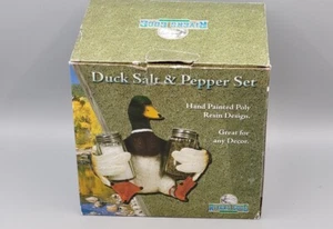 RIVERS EDGE Mallard Duck  Salt & Pepper Shaker Set Perfect 4 Hunting Cabin - Picture 1 of 4