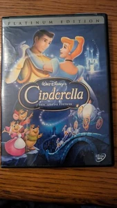 WALT DISNEY'S CINDERELLA PLATINUM 2-DISC SPECIAL EDITION ( DVD, 2005) - Imagen 1 de 4