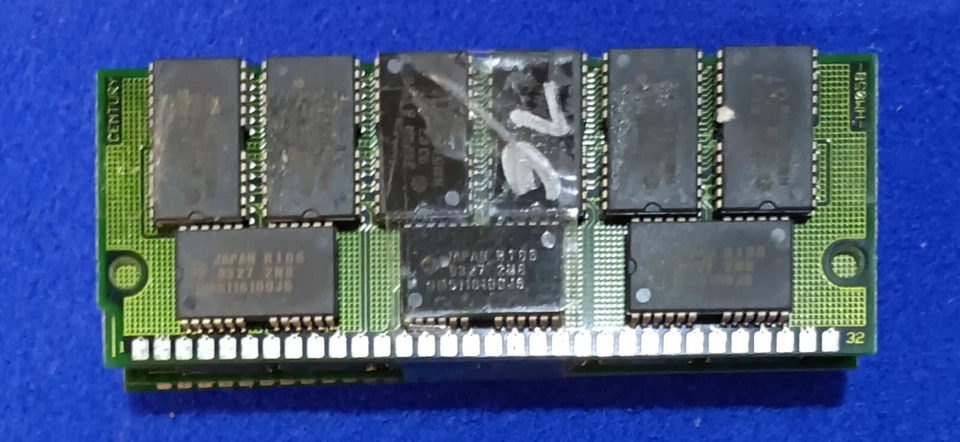 4 X 16MB 30/32pin Simm RAM Speicher mit 9 chips, parity - Bild 1 von 1