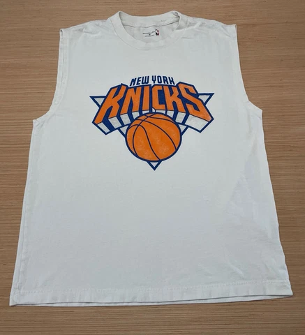 Men’s Abercrombie & Fitch NBA New York Knicks Sleeveless T-Shirt Adult Medium Cover