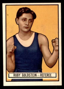 1951 Topps Ringside #46 Ruby Goldstein casi nuevo - Imagen 1 de 2