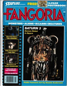 FANGORIA 5 VF HORROR MAGAZINE SATURN 3 FOG STAR COMMAND CYLONS MONSTERS (1980) - Picture 1 of 3