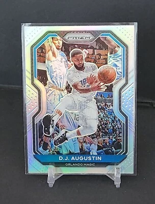 D.J. AUGUSTIN  2020-21 Panini Prizm Basketball SILVER PRIZM #161 Orlando Magic - Image 1 of 2
