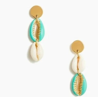 Серьги-капли J.Crew, синие/белые - Изображение 1 из 4