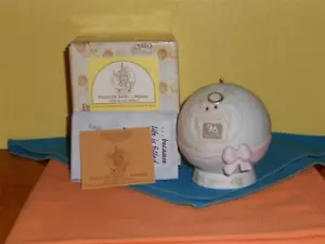PRECIOUS MOMENTS PEACE ON EARTH ANYWAY #183350 ADORABLE BALL ORNAMENT!! NEW!! - Picture 1 of 12