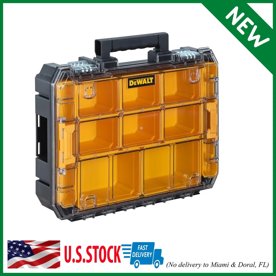 DEWALT Caja de Herramientas Organizador de Almacenamiento Caja de Herramientas Portátil Estuche, Expansión TSTAK, Transparente Foto 1 de 4