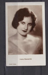 IRENA GAWECKA, GERMAN ACTRESS, c1930 ppc., unused. - Bild 1 von 1