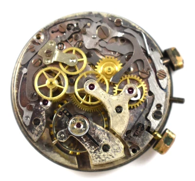 Vintage Chronogragh Suisse Chronograph Mechanic Wrist Watch Movement lot.wa - Image 1 of 4
