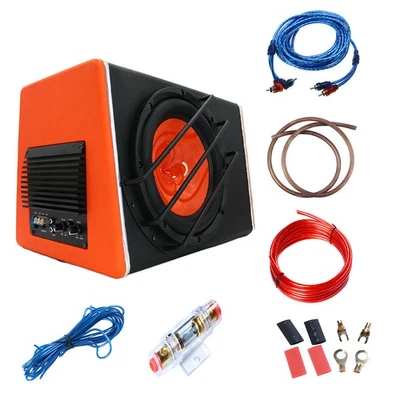 INCHSPEEED 10 ZOLL Aktiv Subwoofer 3800 Watt Bass +Verstärker+Kabelset Auto Aktivsub DHL