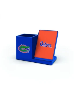 NCAA Supporto di Ricarica per Cellulare Wireless e Organizzatore da Scrivania, Florida Gators - Foto 1 di 4