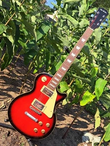 Guitarra eléctrica estilo LP - Cherry Red Burst - Beauty de Glen Burton - Imagen 1 de 10
