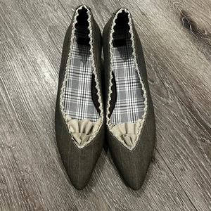 Anthropologie Mere Women's Kitten Heel Pumps Pointed Toe SZ 7.5 M US EUC - Picture 1 of 11