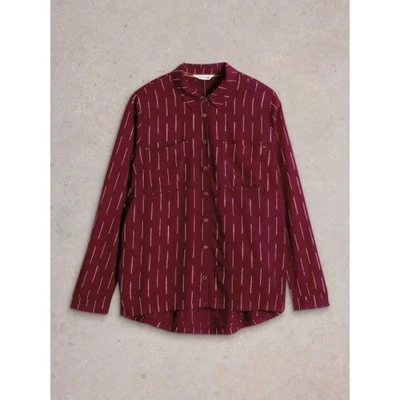 White Stuff Sophie Metallic Shirt in Plum Multi - Sizes 14 & 16 - BNWT - Was £55 - Image 1 of 4