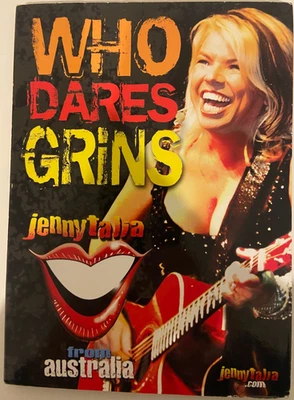 Jenny Talia - Who Dares Grins region 4 DVD (Australian comedy music live show) - image 1 of 4