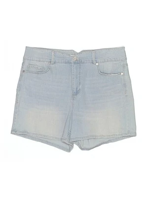 Code Bleu Women Blue Denim Shorts 14 - Image 1 of 2